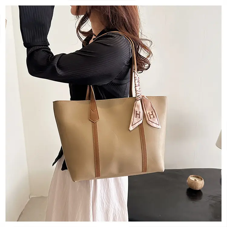 Black Korean Style Ribbon Tote Bag for Women — feature 20