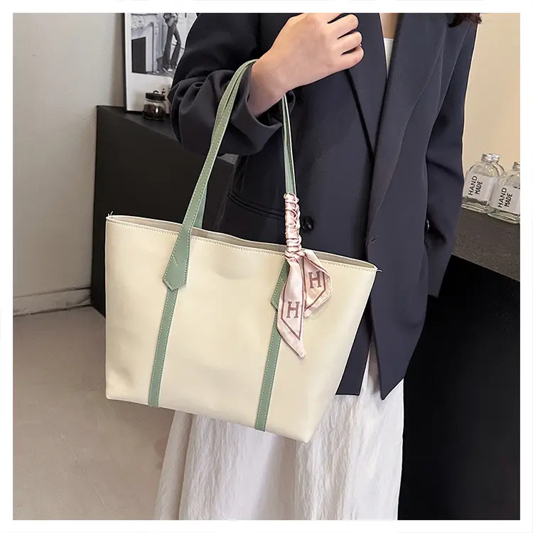 Black Korean Style Ribbon Tote Bag for Women — feature 28
