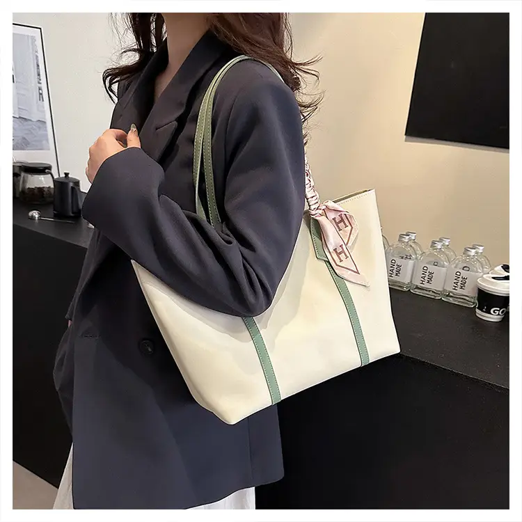 Black Korean Style Ribbon Tote Bag for Women — feature 29