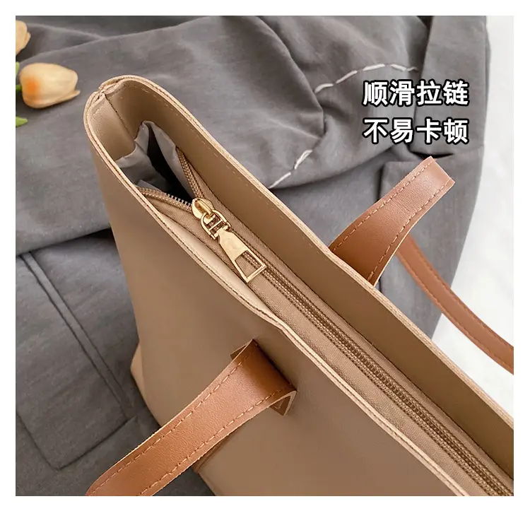 Black Korean Style Ribbon Tote Bag for Women — feature 7