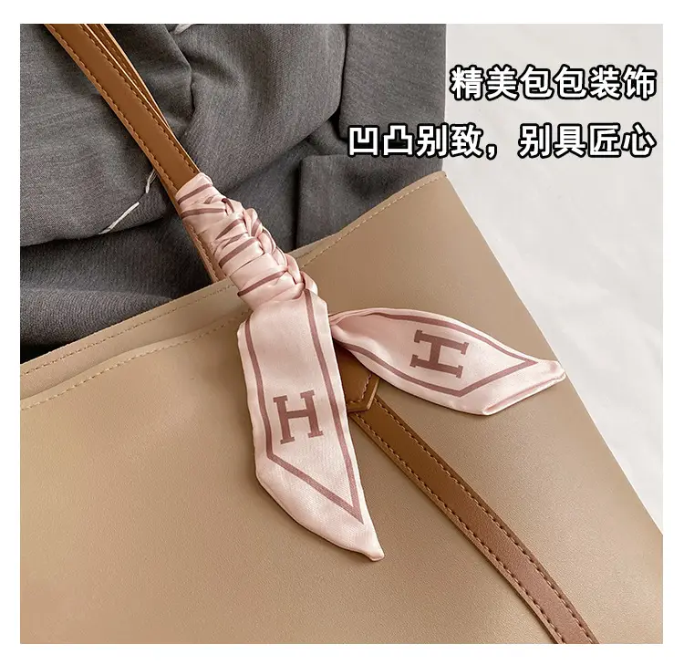 Black Korean Style Ribbon Tote Bag for Women — feature 8