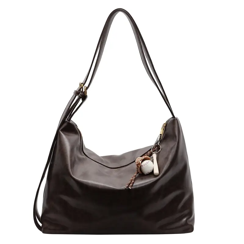 Vintage Brown Tote Bag for Women Large Capacity 2024 - Image 13