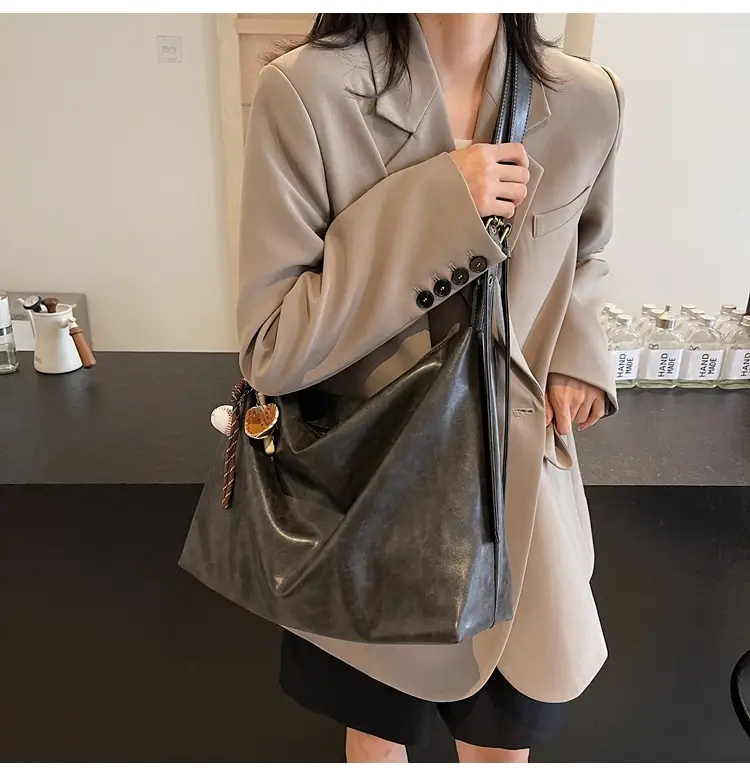 Vintage Brown Tote Bag for Women Large Capacity 2024 — feature 27