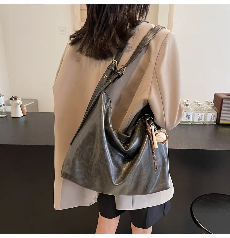 Vintage Brown Tote Bag for Women Large Capacity 2024 — feature 30