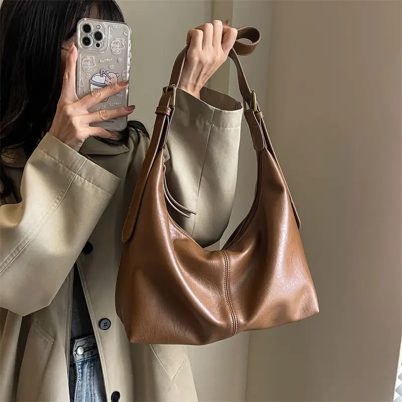 Women's Cream Crossbody Bag Large Capacity 2023 - Image 4