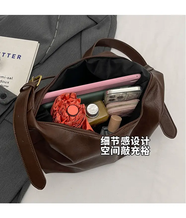 Women's Cream Crossbody Bag Large Capacity 2023 — feature 6