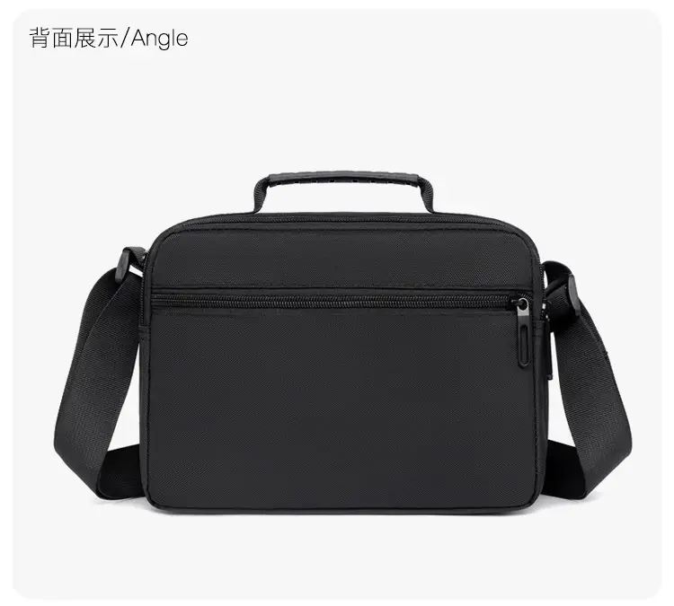 Men's Black Crossbody Bag Oxford Cloth 2024 — feature 32