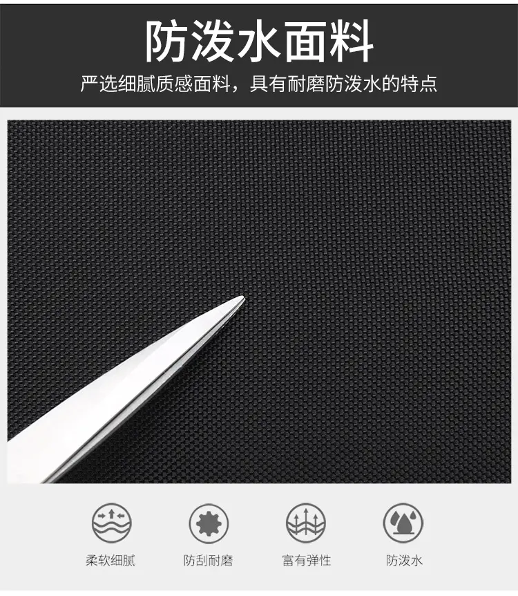 Men's Black Crossbody Bag Oxford Cloth 2024 — feature 6