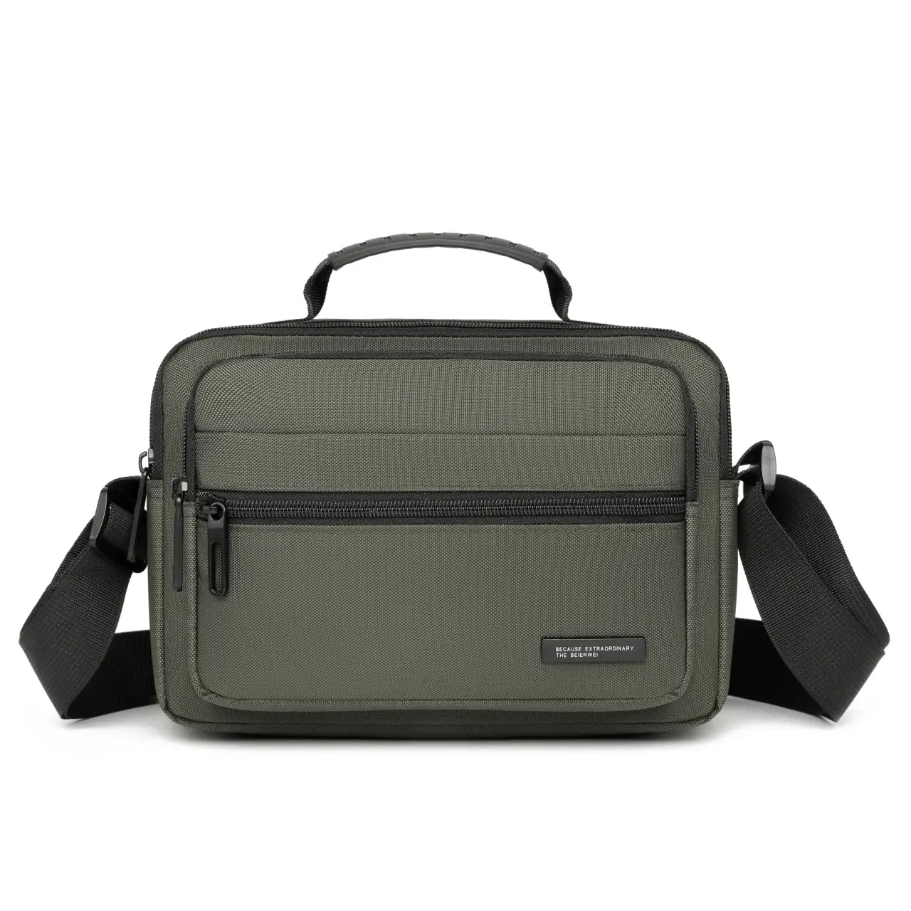 Men's Black Crossbody Bag Oxford Cloth 2024 - Image 4