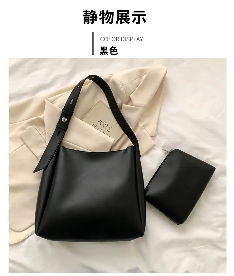 Women's Large Crossbody Bag Brown Leather Casual Mother Tote — feature 12