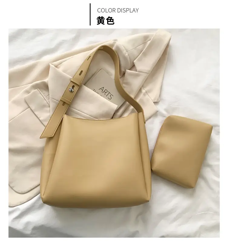 Women's Large Crossbody Bag Brown Leather Casual Mother Tote — feature 14
