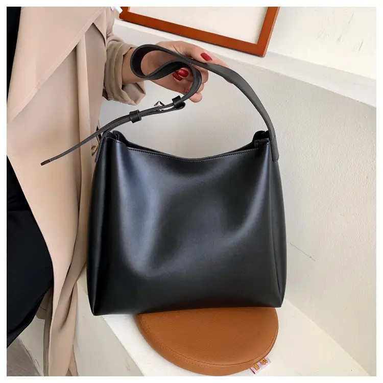 Women's Large Crossbody Bag Brown Leather Casual Mother Tote — feature 25