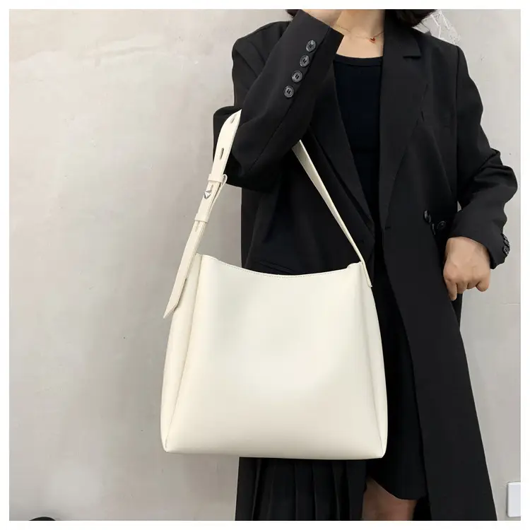 Women's Large Crossbody Bag Brown Leather Casual Mother Tote — feature 26