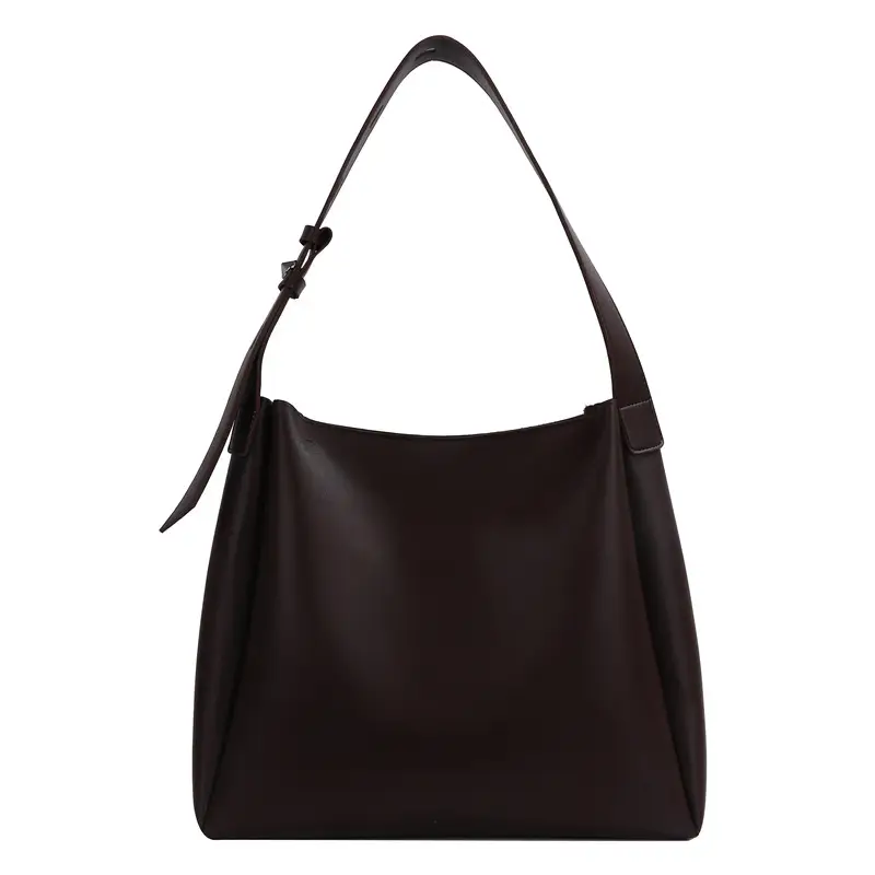 Women's Large Crossbody Bag Brown Leather Casual Mother Tote - Image 5