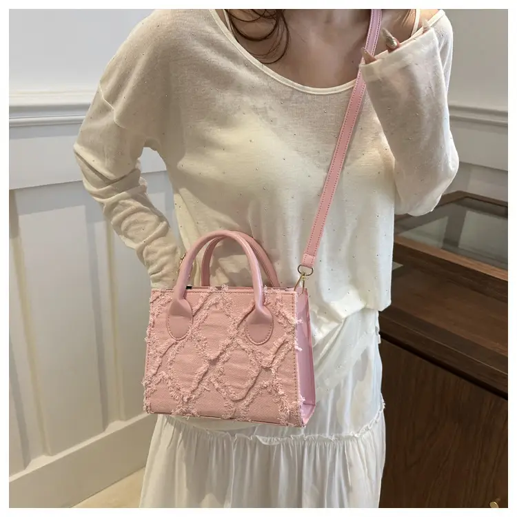 Black Quilted Denim Handbag for Women Summer 2025 — feature 13