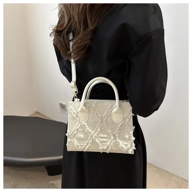 Black Quilted Denim Handbag for Women Summer 2025 — feature 9