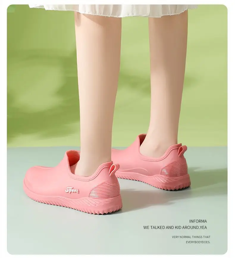 Rain boots women's fashion net red low side fleece-lined warm short tube wholesale non-slip waterproof shoes shallow mouth warm feet rubber shoes generation — feature 15