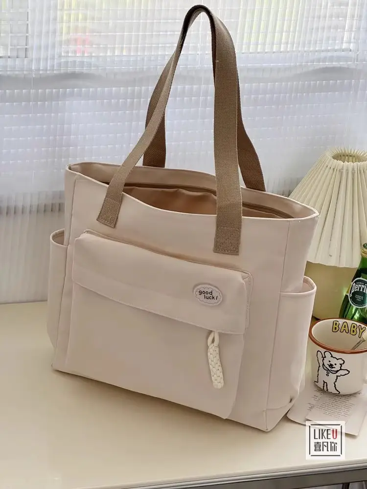 Japanese Style Knotted Tote Bag for Students & Commuters