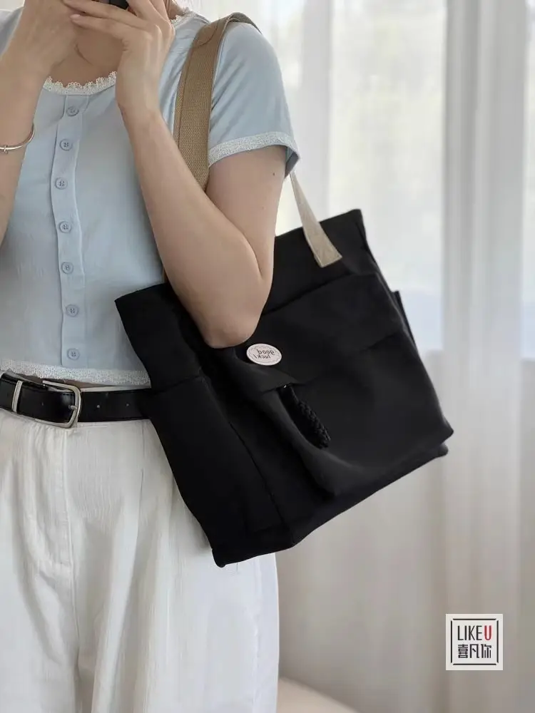Japanese Style Knotted Tote Bag for Students & Commuters — feature 2