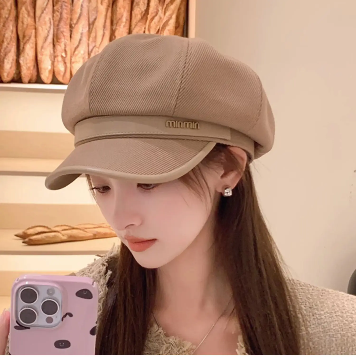 British Retro PU Leather Hat for Kids All Season — feature 8