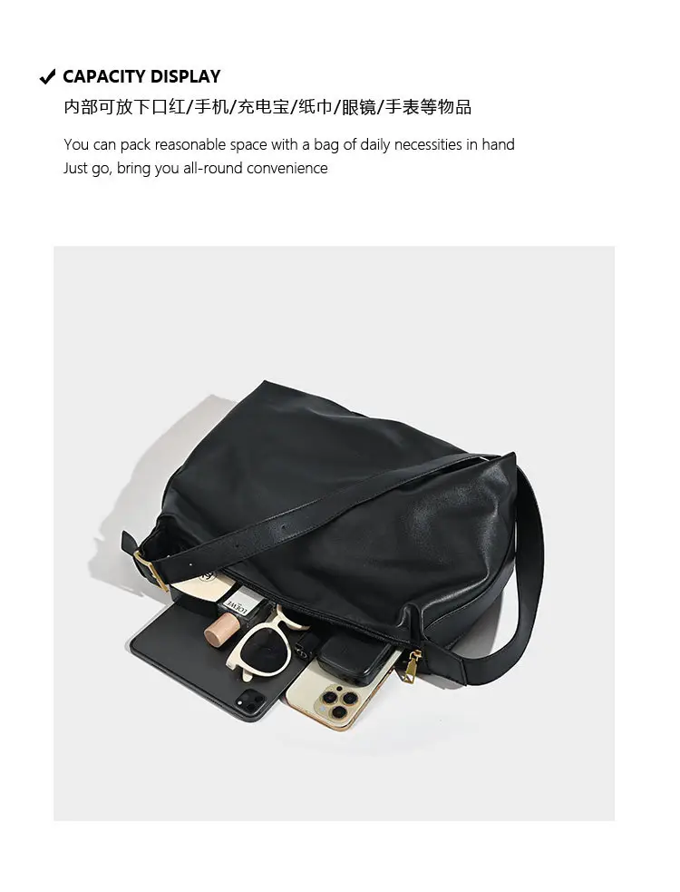 Large Brown Korean Style Shoulder Bag 2025 — feature 7