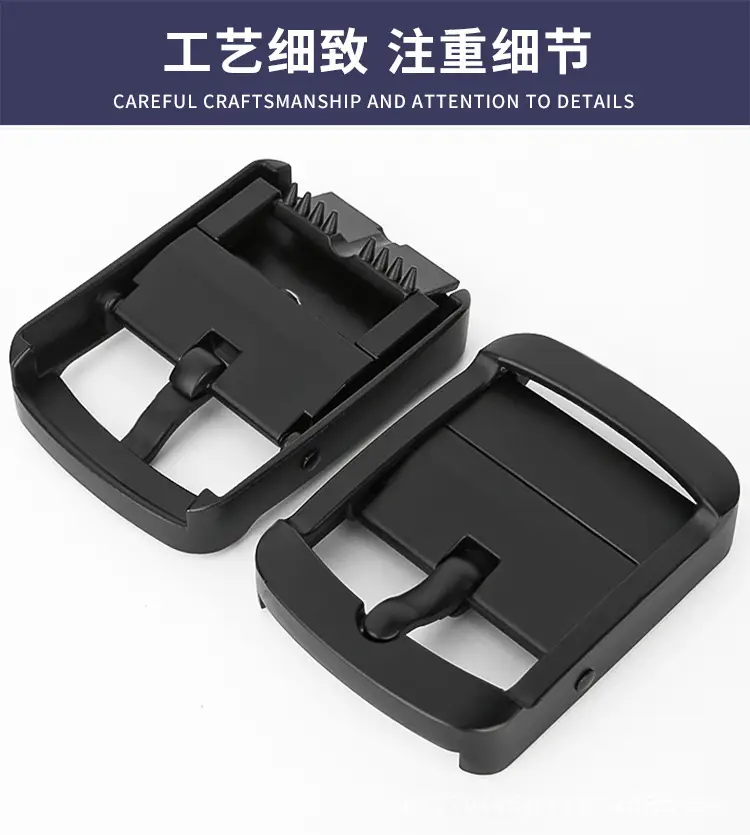 Men's Belt Alloy Swivel Buckle Canvas Trouser Belt Double-Sided — feature 13