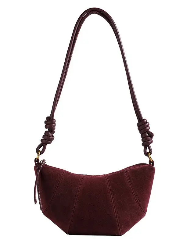 Brown Suede Crossbody Bag for Women 2024 - Image 9