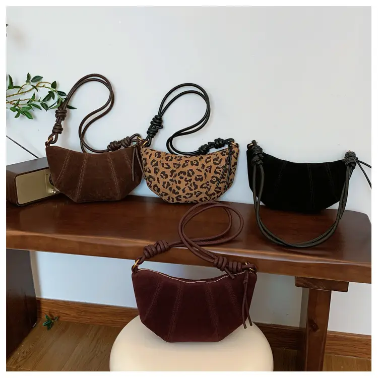 Brown Suede Crossbody Bag for Women 2024 — feature 1