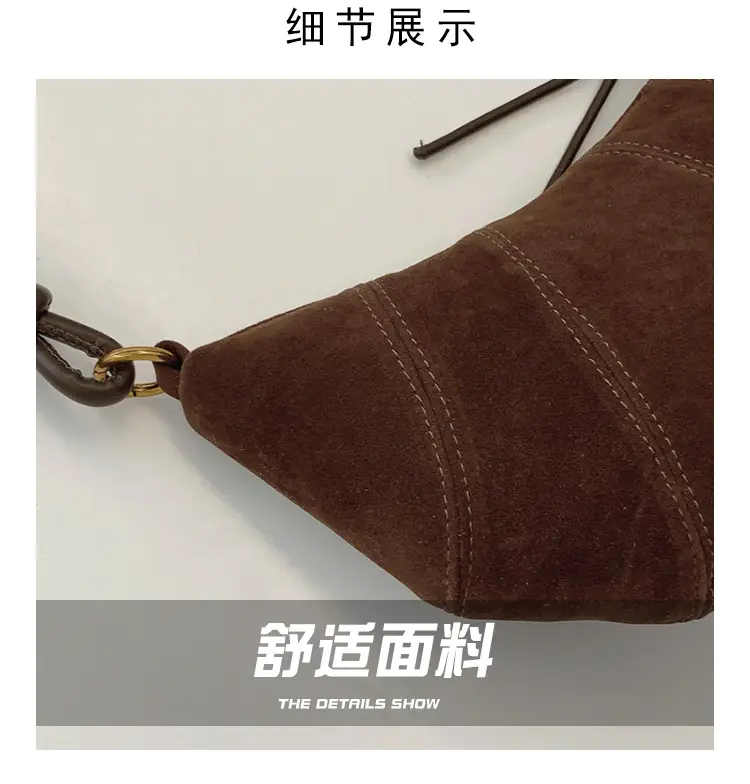 Brown Suede Crossbody Bag for Women 2024 — feature 3