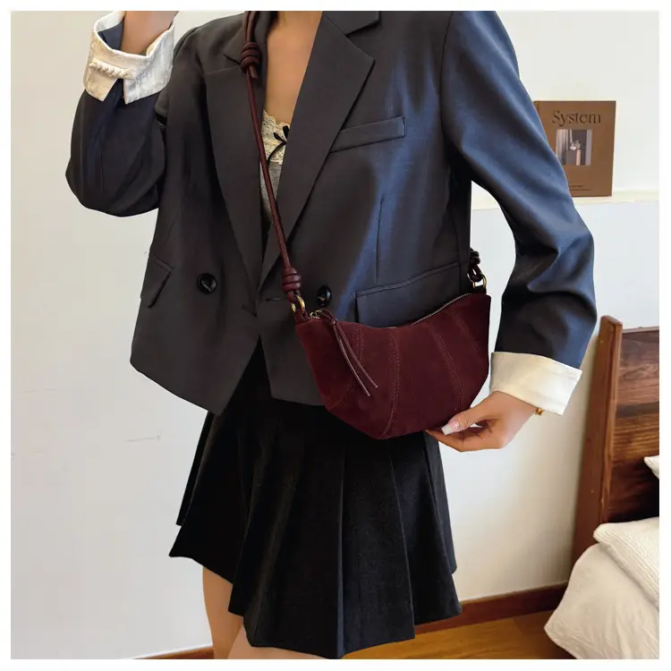 Brown Suede Crossbody Bag for Women 2024 — feature 7