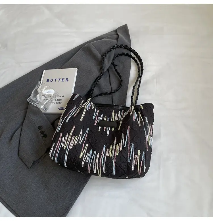 Women's Canvas Shoulder Bag Large Capacity 2024 - Image 10