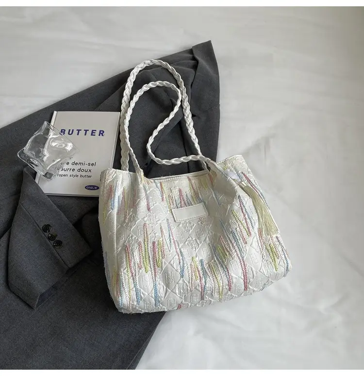 Women's Canvas Shoulder Bag Large Capacity 2024 - Image 2
