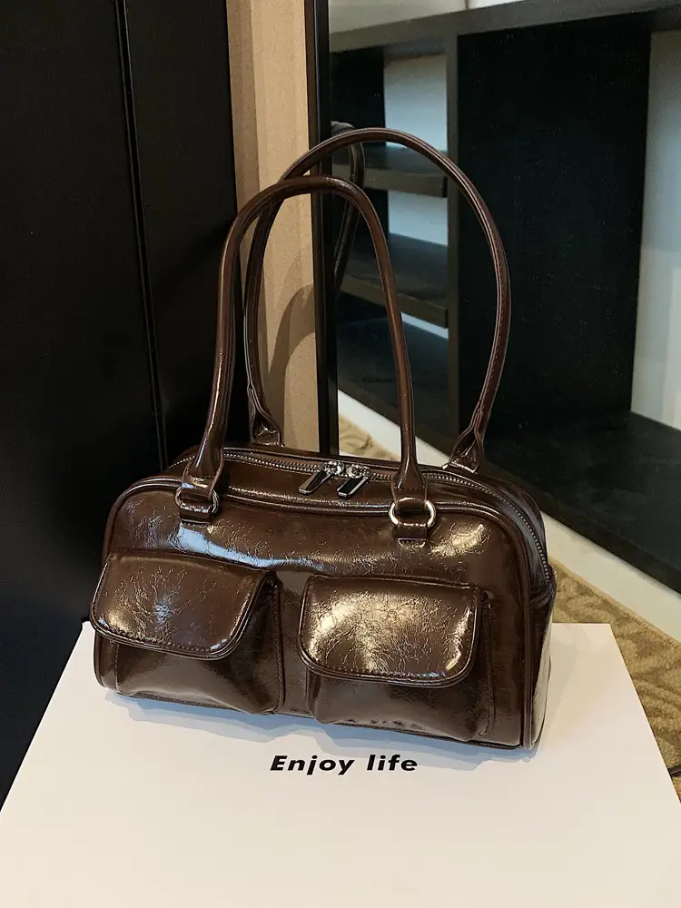 Women's White Square Shoulder Bag 2024 Trend - Image 8