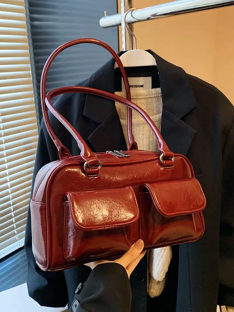 Women's White Square Shoulder Bag 2024 Trend - Image 9