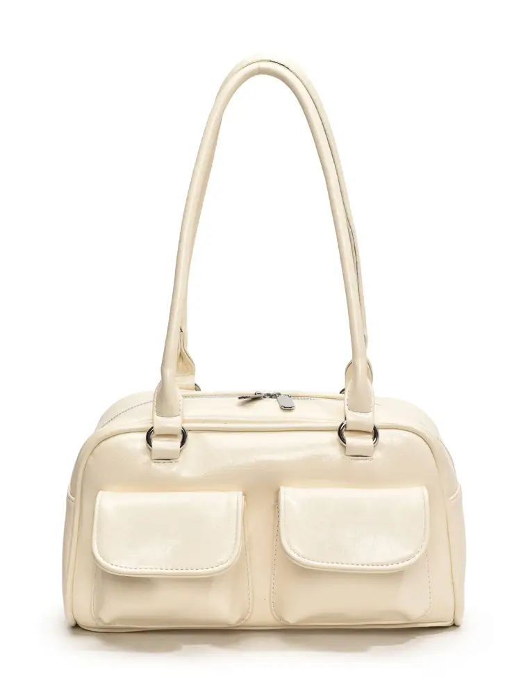 Women's White Square Shoulder Bag 2024 Trend - Image 11