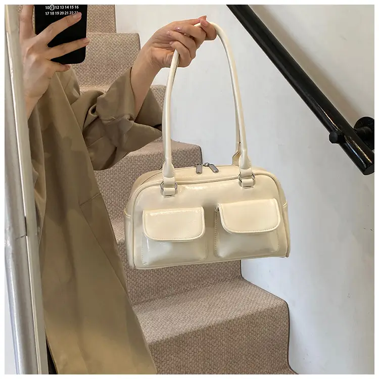 Women's White Square Shoulder Bag 2024 Trend — feature 15