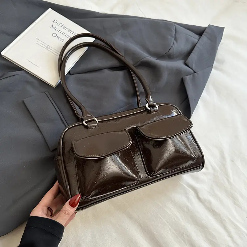 Women's White Square Shoulder Bag 2024 Trend - Image 3