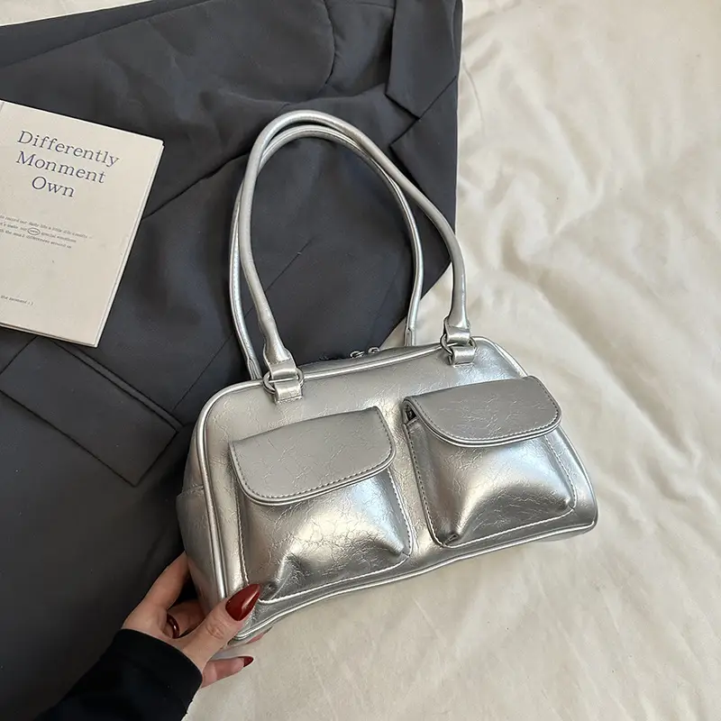 Women's White Square Shoulder Bag 2024 Trend - Image 5