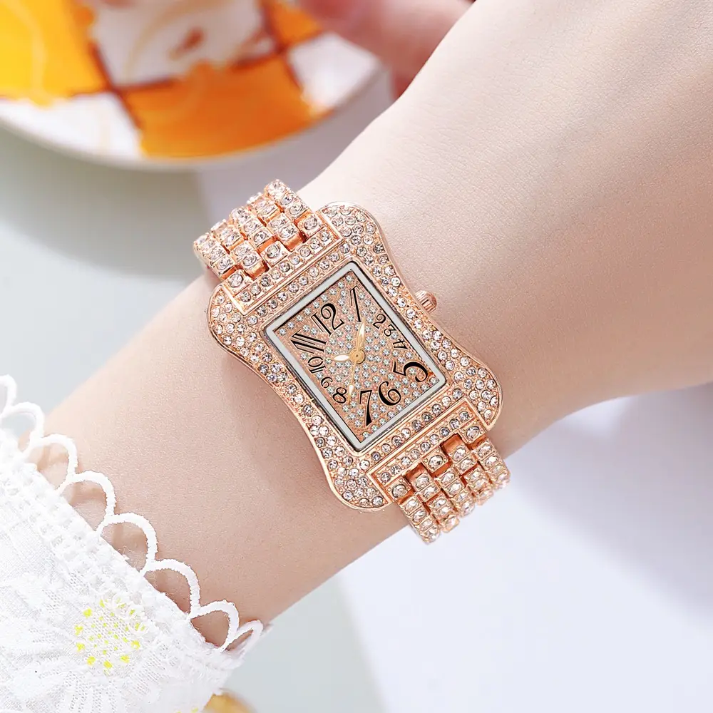 Square Luxury Diamond Watch for Women — feature 2