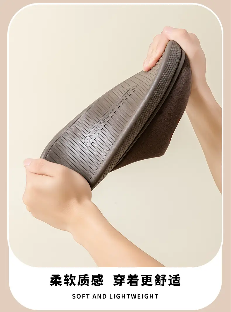 Bear Shaped Cotton Slippers for Women Warm Indoor Winter — feature 13