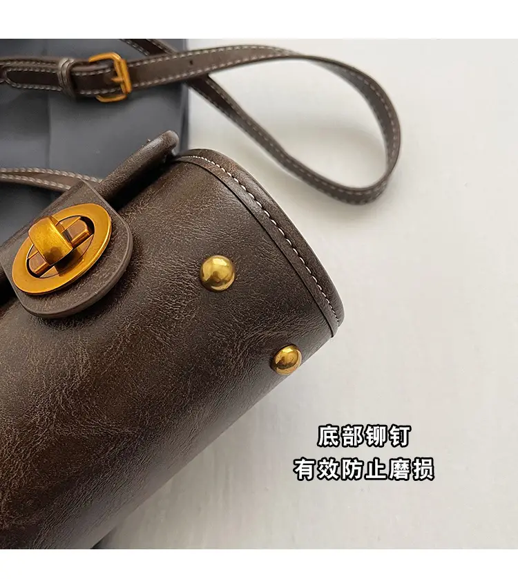 Retro Brown Satchel Shoulder Bag for Women 2025 — feature 10