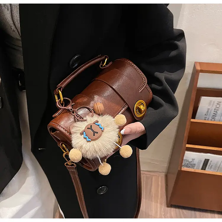 Retro Brown Satchel Shoulder Bag for Women 2025 — feature 31