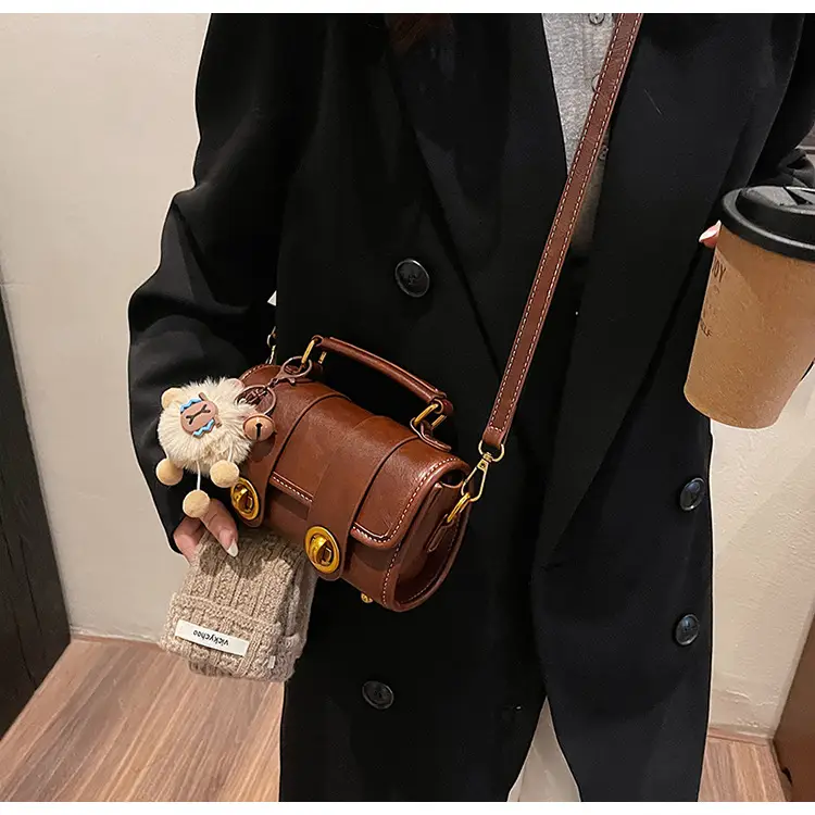 Retro Brown Satchel Shoulder Bag for Women 2025 — feature 32