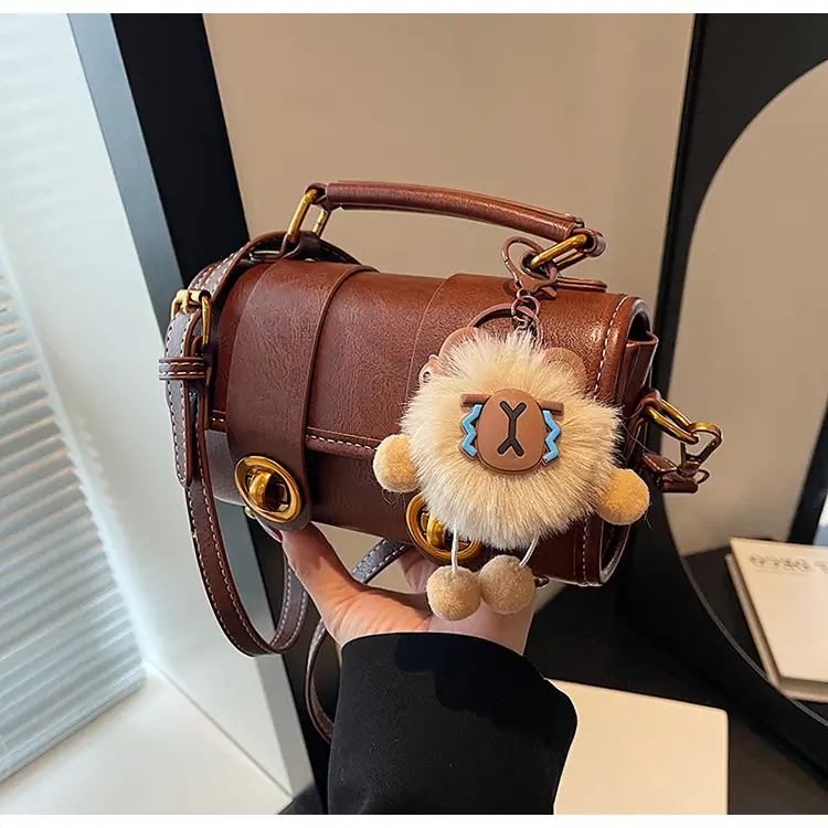 Retro Brown Satchel Shoulder Bag for Women 2025 — feature 34