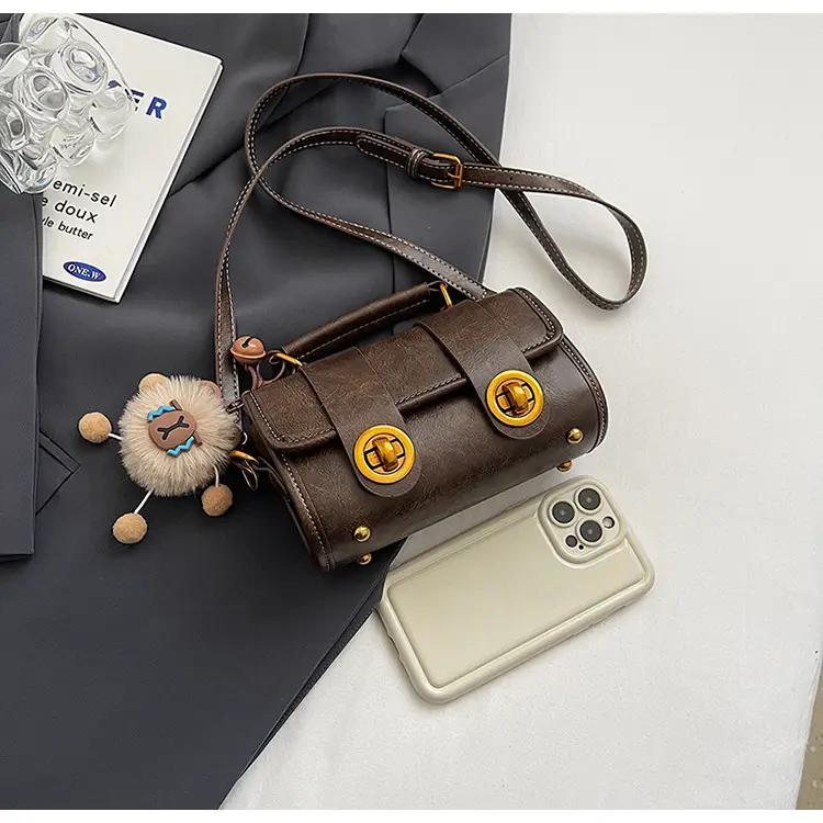 Retro Brown Satchel Shoulder Bag for Women 2025 — feature 35