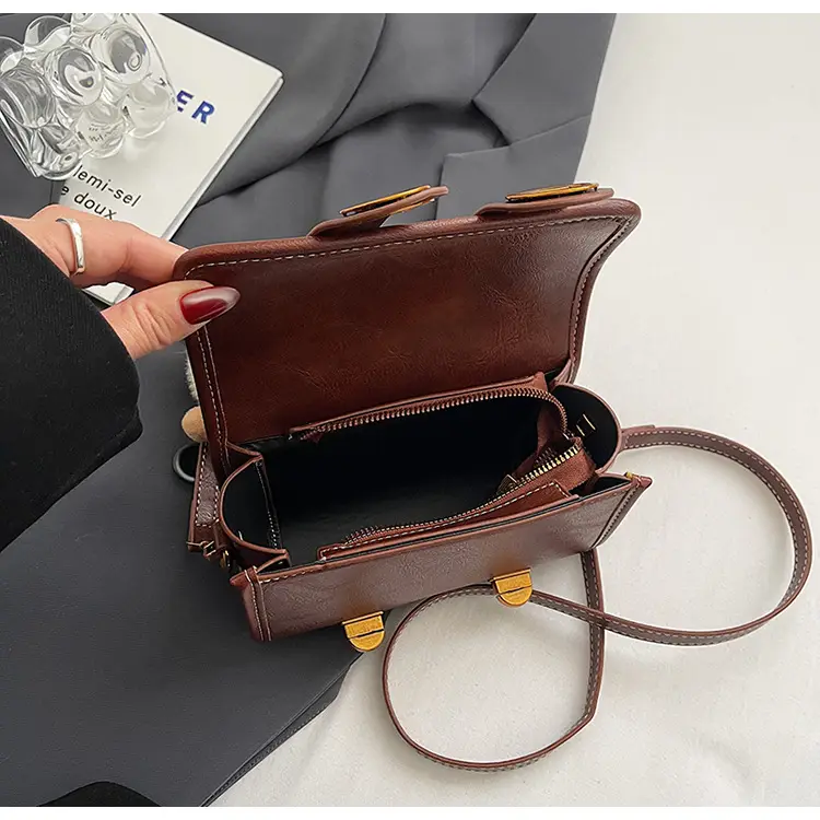 Retro Brown Satchel Shoulder Bag for Women 2025 — feature 37