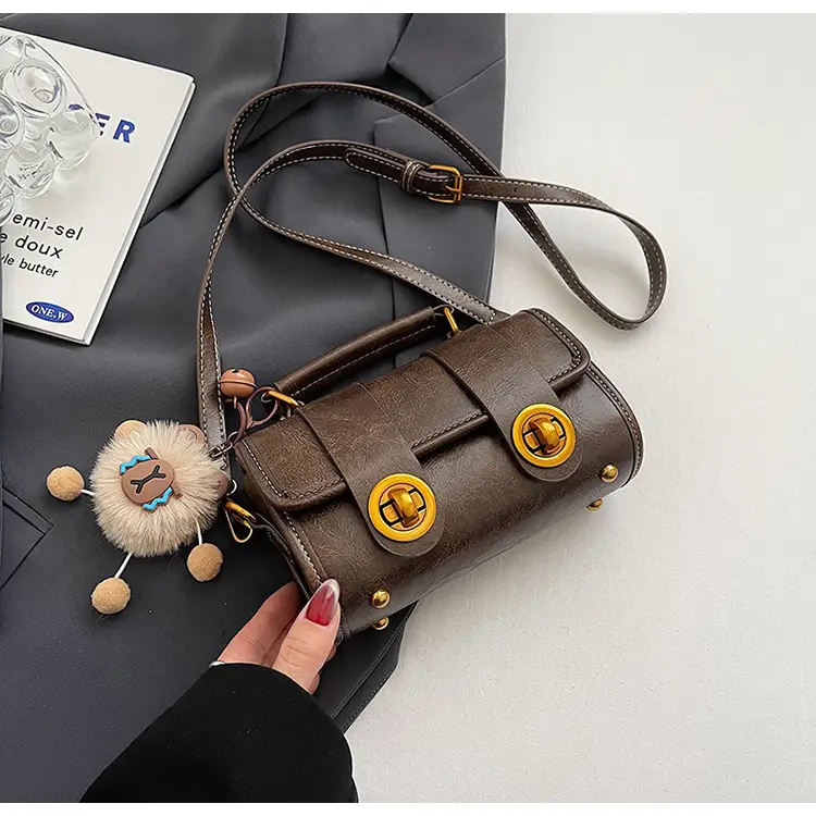 Retro Brown Satchel Shoulder Bag for Women 2025 — feature 38