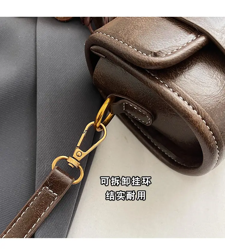 Retro Brown Satchel Shoulder Bag for Women 2025 — feature 9