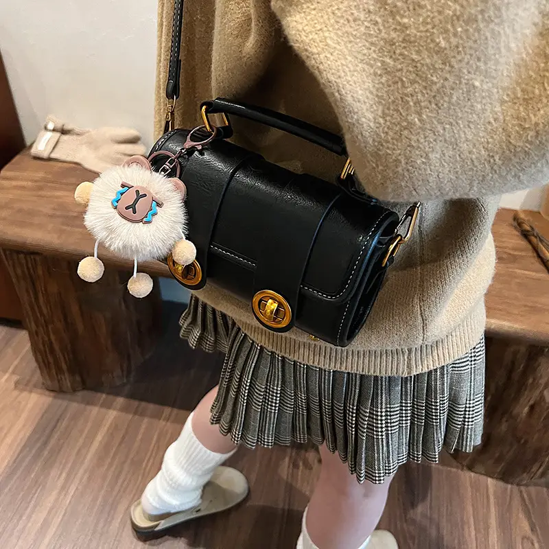 Retro Brown Satchel Shoulder Bag for Women 2025 - Image 2