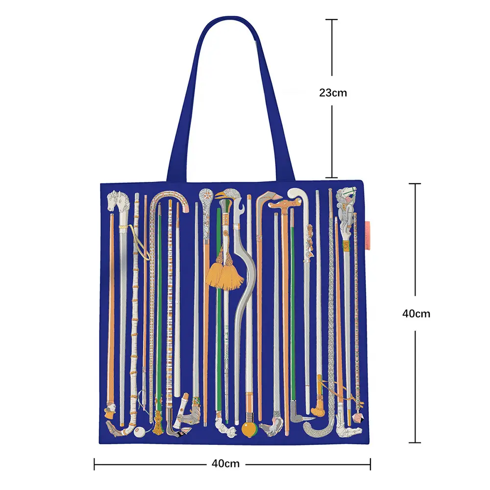 Korean Style Blue Striped Shoulder Bag for Women - Image 9